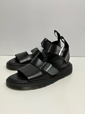 Dr. Martens Gryphon Brando Sandals Black Leather Platform Men’s 7 Women’s 8
